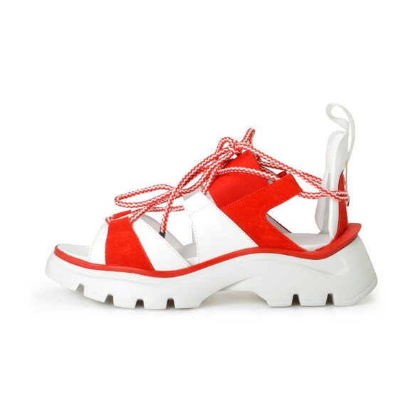 Scuderia Ferrari Women's "FLUID Scuby" Leather Sandals Shoes US 9 IT 39 - Picture 2 of 8